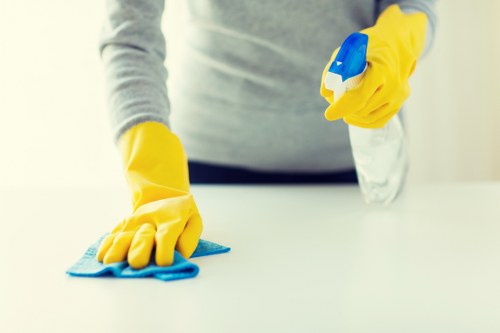 End of tenancy cleaning in a Highbury residential property