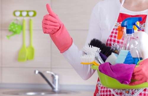 Local deep cleaning team preparing a Highbury home for move-in or move-out