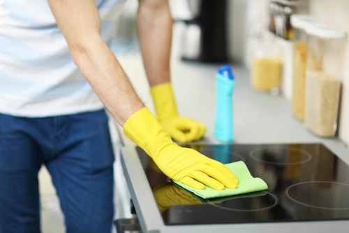 Local post-construction cleaning for a Highbury property with access challenges