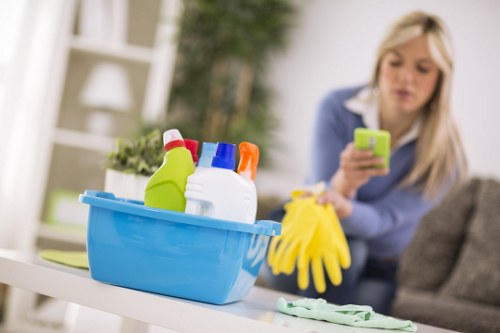 Commercial upholstery cleaning for office seating in Highbury