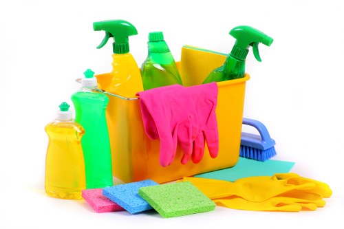 Deep carpet cleaning equipment used in a Highbury living room